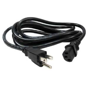 New 6 foot standard AC power cord - set of 3 cords cables power cables 115 110